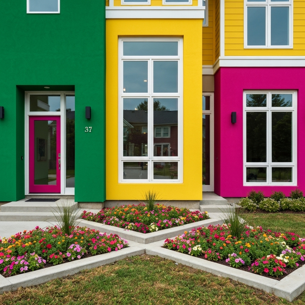 Beautiful painted Kenyan home showcase